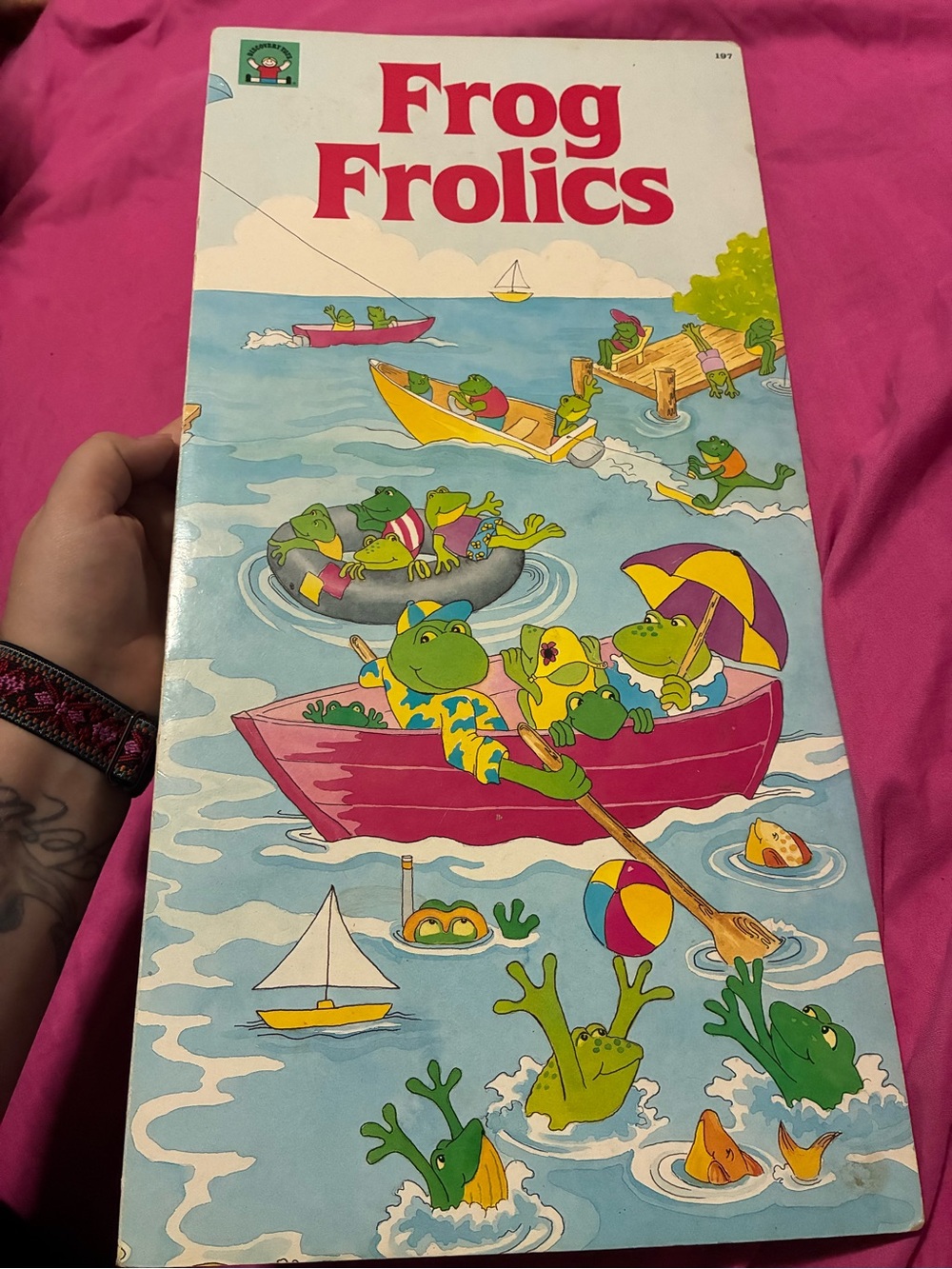 Frog Frolics Illustrated kids book